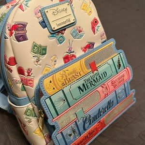 Loungefly - Disney Princess Books Classics Mini Backpack NWT